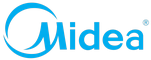 Логотип фирмы Midea в Ангарске